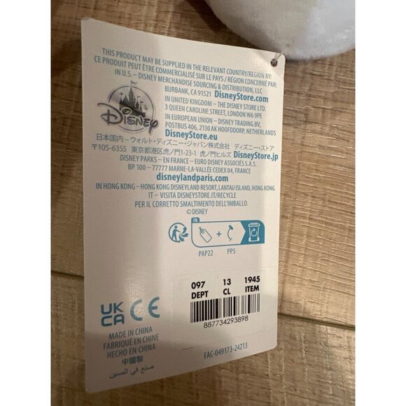 Disney Cuddleez Minnie Mouse Plush Toy In Pink Polka Dot Dress & Bow - Soft - Picture 3 of 9